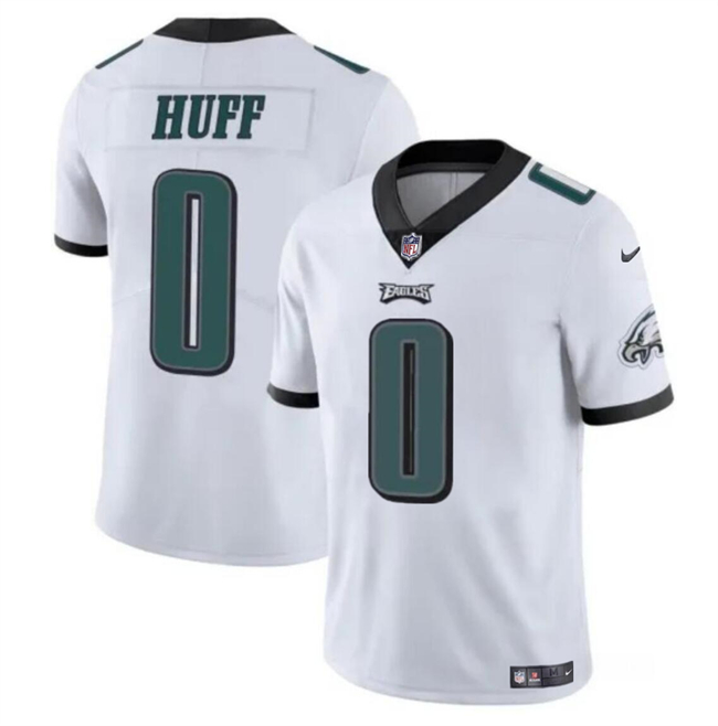 Men's Philadelphia Eagles #0 Bryce Huff White Vapor Untouchable Limited Stitched Football Jersey